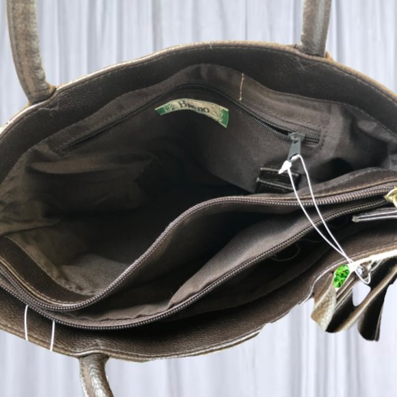 Bueno GIRAFFE Shoulder Bag Tote Tapestry + Two Pouches - Picture 6 of 10